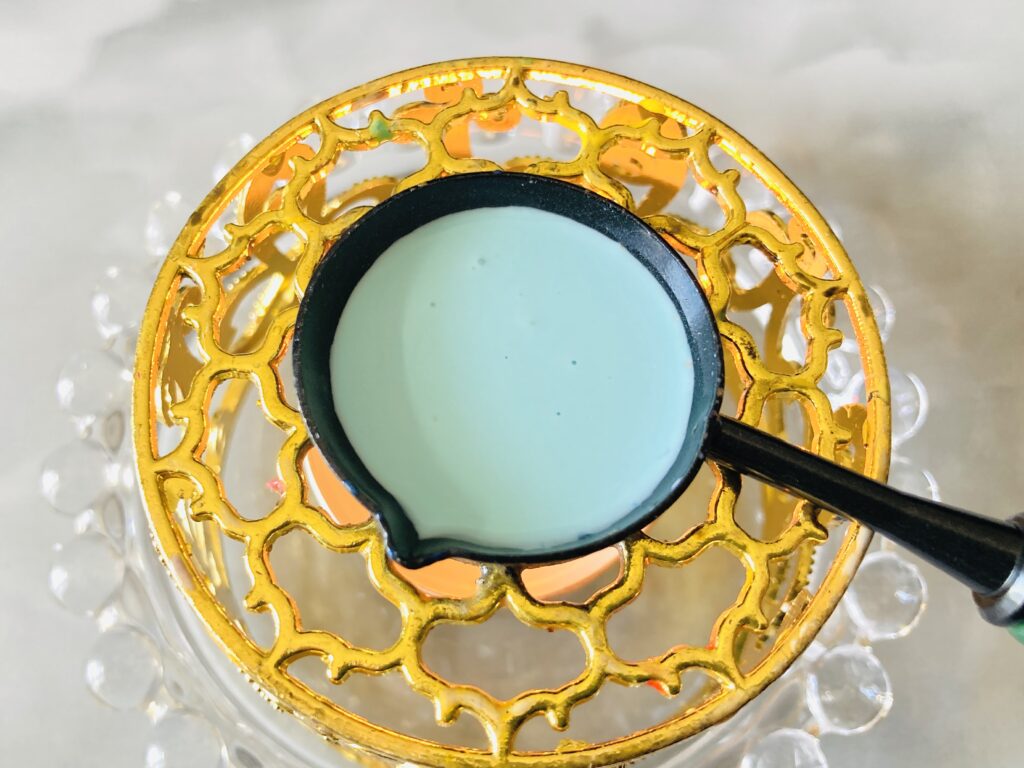 気泡がなくなったワックス