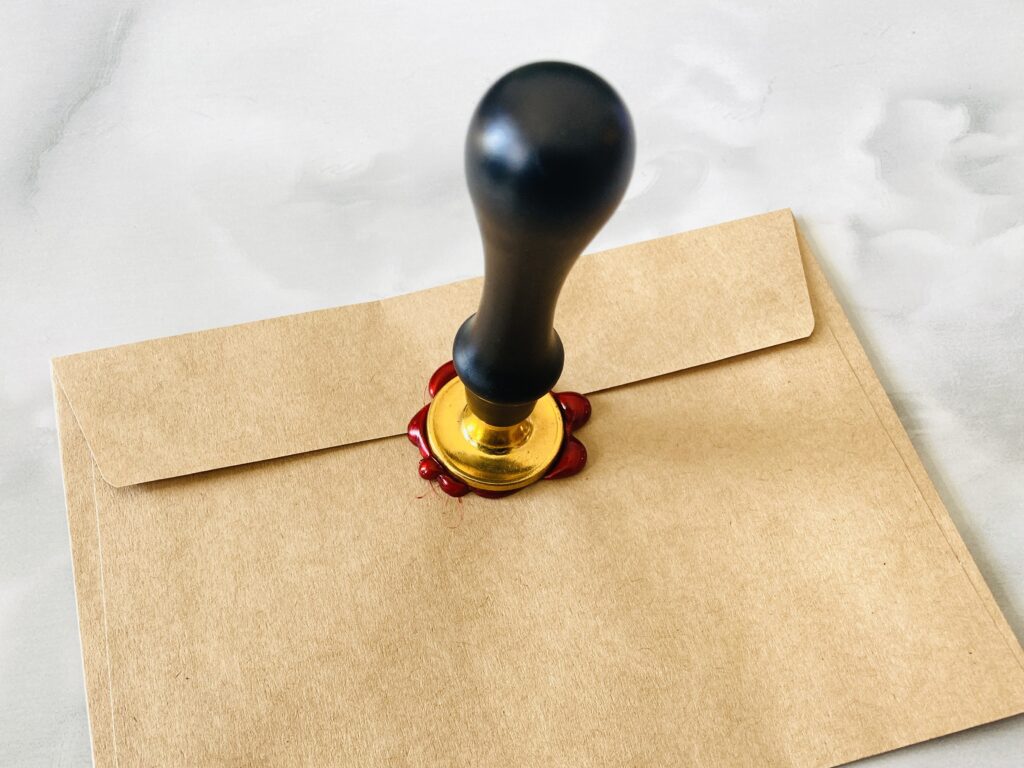 ワックスが冷めるまで待つ